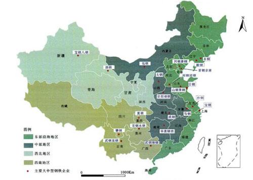 其中华北地区炼钢产能占全国的35%,其次是华东地区,中南地区,东北地区图片